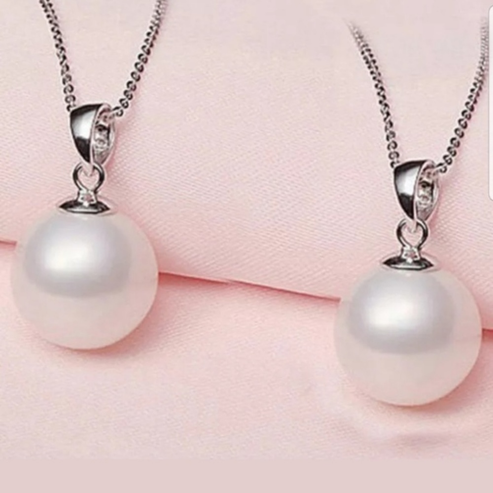 Beautiful chain white freshwater pearl fashion New - Picture 5 of 5